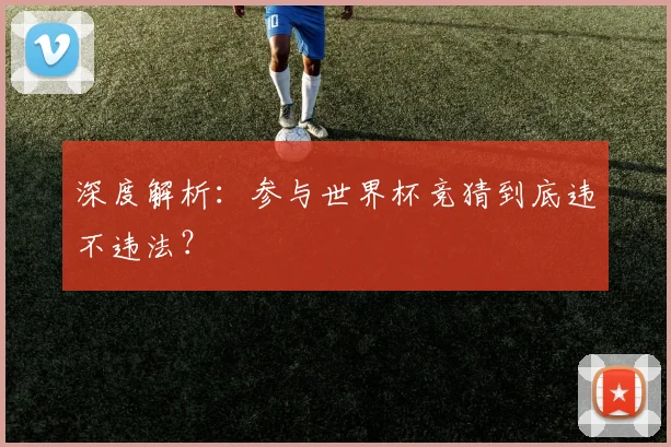 深度解析：参与世界杯竞猜到底违不违法？