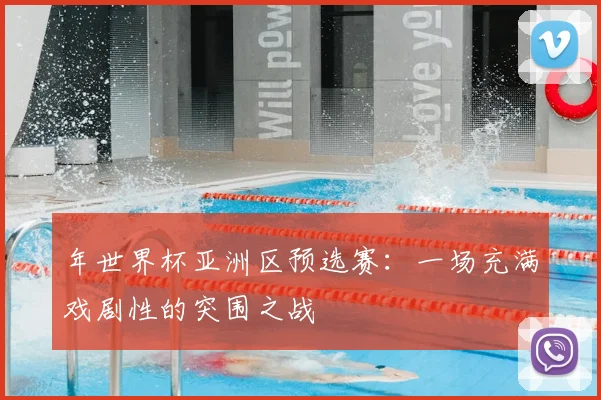年世界杯亚洲区预选赛：一场充满戏剧性的突围之战
